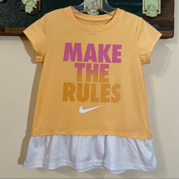 Nike Kids Orange T-shirt Tennis Dress Size Small - Picture 6 of 10
